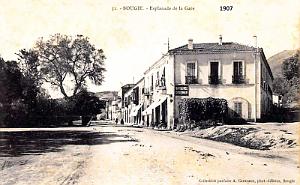 BOUGIE - ESPLANADE DE LA GARE  - 1907